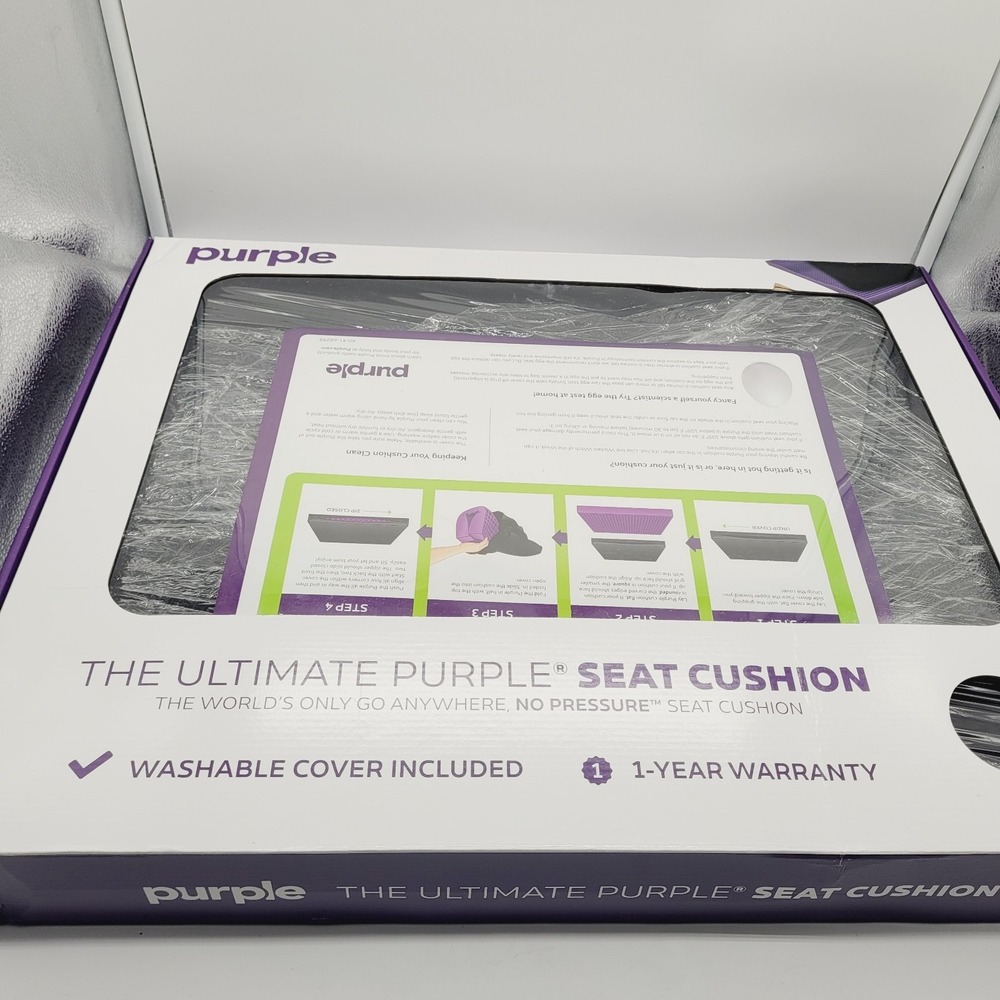 Purple Ultimate Pressure Relief Cushion – Gaming Chair & Office Comfort Pad